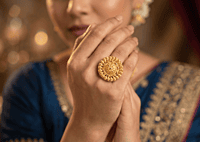 18 kt Solar Radiance Mandala Ring