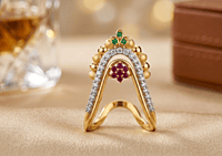 18 kt Gold Royal Blossom Vanki Ring