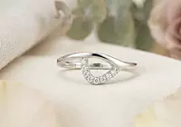 925 Silver Radiant Wave Open-Loop Ring