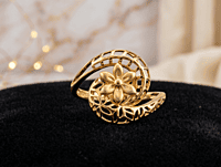 18 kt Gold Sculptural Lattice Ring