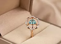 18 kt Rose Gold Celestial Serenity Ring