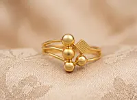18 kt Gold Radiant Balance Ring