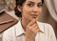 18 kt Gold Radiant Balance Ring