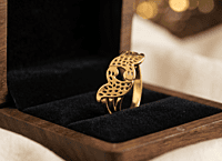 18 kt Gold Ethereal Wing Bypass Ring