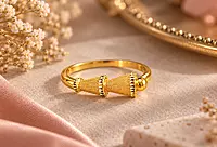 18 kt Gold Sculptural Tapered Ring