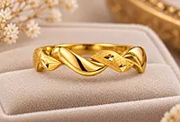 18 kt Gold Lumina Ribbon Ring
