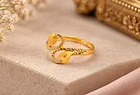 18 kt Gold Flora Twist Ring