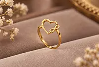 18 kt Gold Prema Infinity Ring