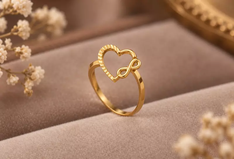 18 kt Gold Prema Infinity Ring