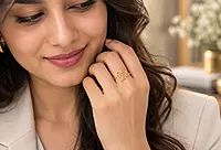 18 kt Gold Prema Infinity Ring