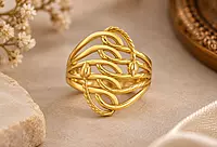 18 kt Gold Liana Weave Ring