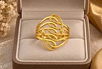 18 kt Gold Liana Weave Ring