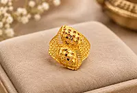 18 kt Gold Noor Lattice Ring