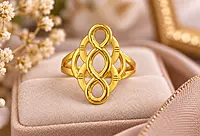 18 kt Gold Ethereal Loop Ring