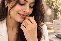 18 kt Gold Ethereal Loop Ring
