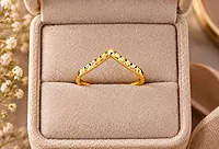 18 kt Gold Nova Contour Ring