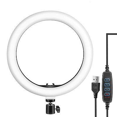 10 Inches Big LED Ring Light for Camera, Phone tiktok YouTube Video Shooting and Makeup, 10" inch Ring Light