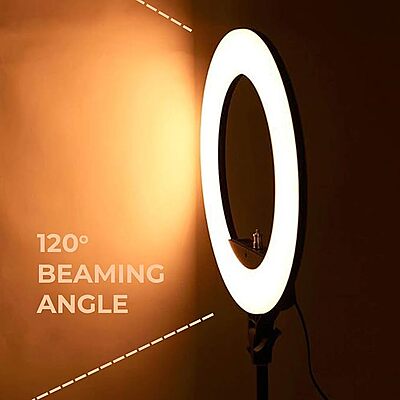 10 Inches Big LED Ring Light for Camera, Phone tiktok YouTube Video Shooting and Makeup, 10" inch Ring Light
