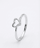 925 silver heart ring 1