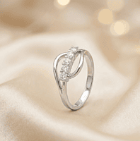 925 silver open loop ring