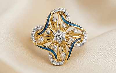 81 kt majestic gold ring