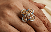 81 kt majestic gold ring