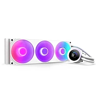 NZXT Kraken Plus 360 RGB CPU Liquid Cooler – 360mm AIO White Intel & AMD