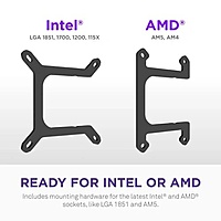 NZXT Kraken Core RGB CPU Liquid Cooler – 360mm AIO | Intel & AMD