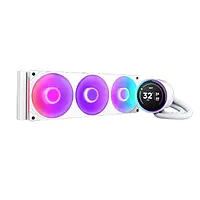 NZXT Kraken Elite 360 RGB CPU Liquid Cooler – 360mm AIO | IPS LCD | White
