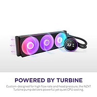NZXT Kraken Elite 420 RGB CPU Liquid Cooler – 420mm AIO | IPS LCD | Intel & AMD
