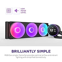 NZXT Kraken Elite 420 RGB CPU Liquid Cooler – 420mm AIO | IPS LCD | Intel & AMD