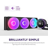 NZXT Kraken Elite 420 RGB CPU Liquid Cooler – 420mm AIO | IPS LCD | Intel & AMD