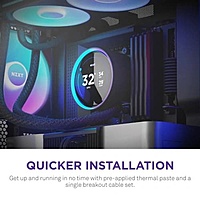 NZXT Kraken Elite 420 RGB CPU Liquid Cooler – 420mm AIO | IPS LCD | Intel & AMD