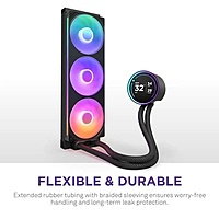NZXT Kraken Elite 420 RGB CPU Liquid Cooler – 420mm AIO | IPS LCD | Intel & AMD