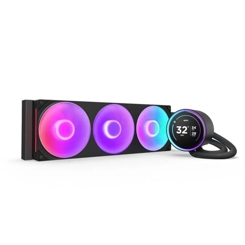 NZXT Kraken Elite 420 RGB CPU Liquid Cooler – 420mm AIO | IPS LCD | Intel & AMD