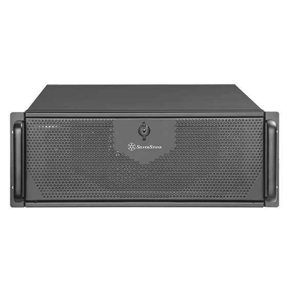 SilverStone 4U rackmount server chassis with liquid cooling compatibility (RM42-502)