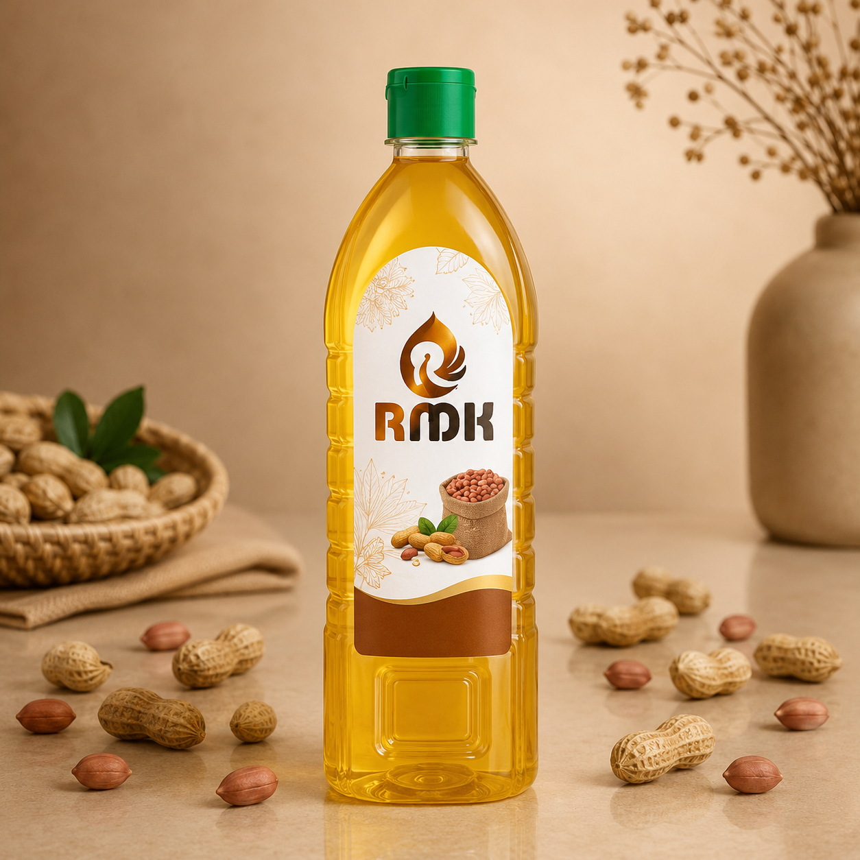 Groundnut Oil (Cold-Pressed)