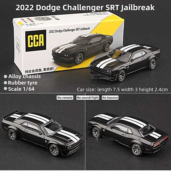 CCA-1:64,2022 Dodge Challenger SRT Jailbreak-Shell
