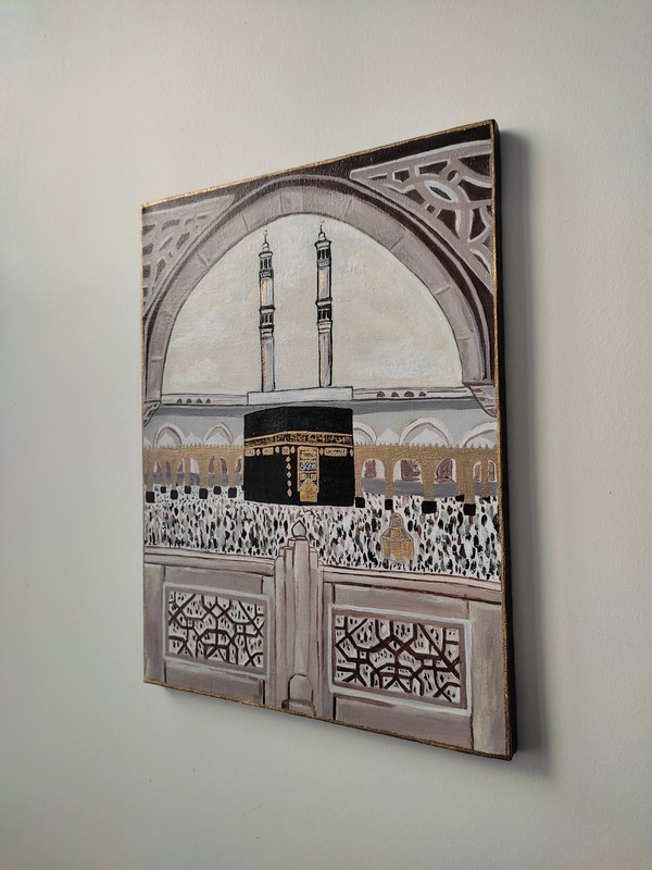A Journey to Home - Makkah Painting