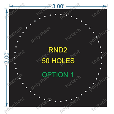 RND2 ROUND BORDER 3X3FT