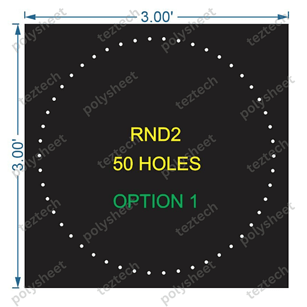 RND2 ROUND BORDER 3X3FT