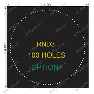 RND3 ROUND BORDER 4X4FT