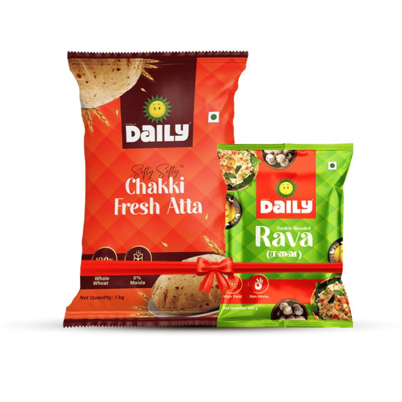 Mr Gold Daily Double Roasted Rava (Per Bag 60 Pieces)