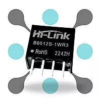 B0512S-1WR3 : 1W,12V - Isolated - DC-DC Converter