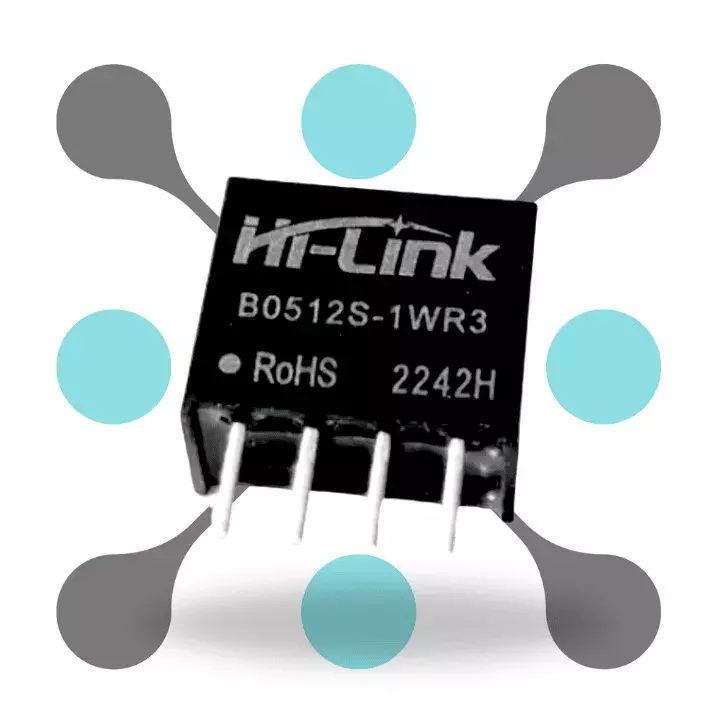 B0512S-1WR3 : 1W,12V - Isolated - DC-DC Converter