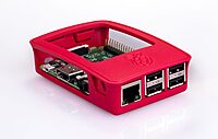Official Raspberry Pi 3 Case of Raspberry Pi 3 Model B and B+ (Red-White)