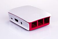 Official Raspberry Pi 3 Case of Raspberry Pi 3 Model B and B+ (Red-White)