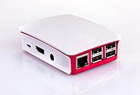Official Raspberry Pi 3 Case of Raspberry Pi 3 Model B and B+ (Red-White)