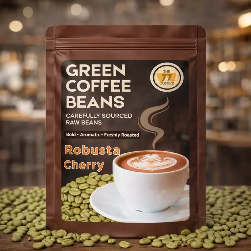 Green Coffee Beans Robusta Cherry