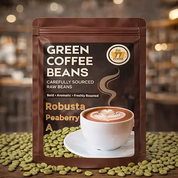 Green Coffee Beans Robusta Parchment